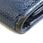 Chanel Trifold Navy Wallet — view 5