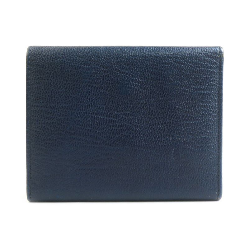Chanel Trifold Navy Wallet — view 2