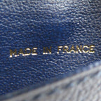 Chanel Trifold Navy Wallet — view 9