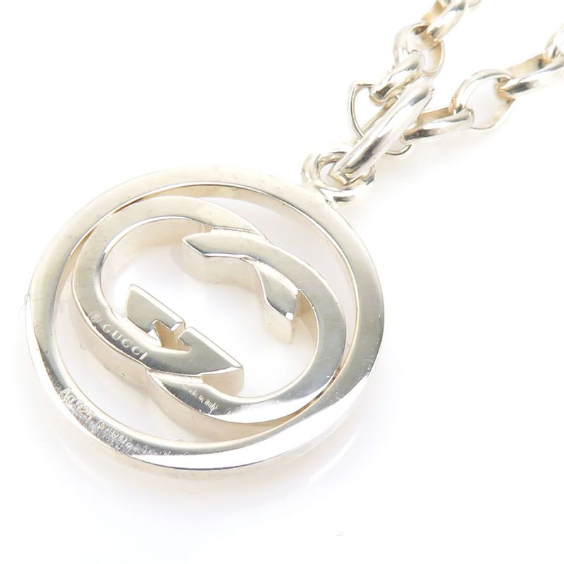 Gucci GG Silver Chain Necklace — view 5