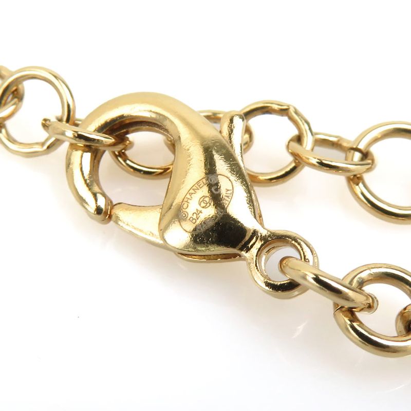 Chanel Stellar Crystal Star Gold Necklace — view 8