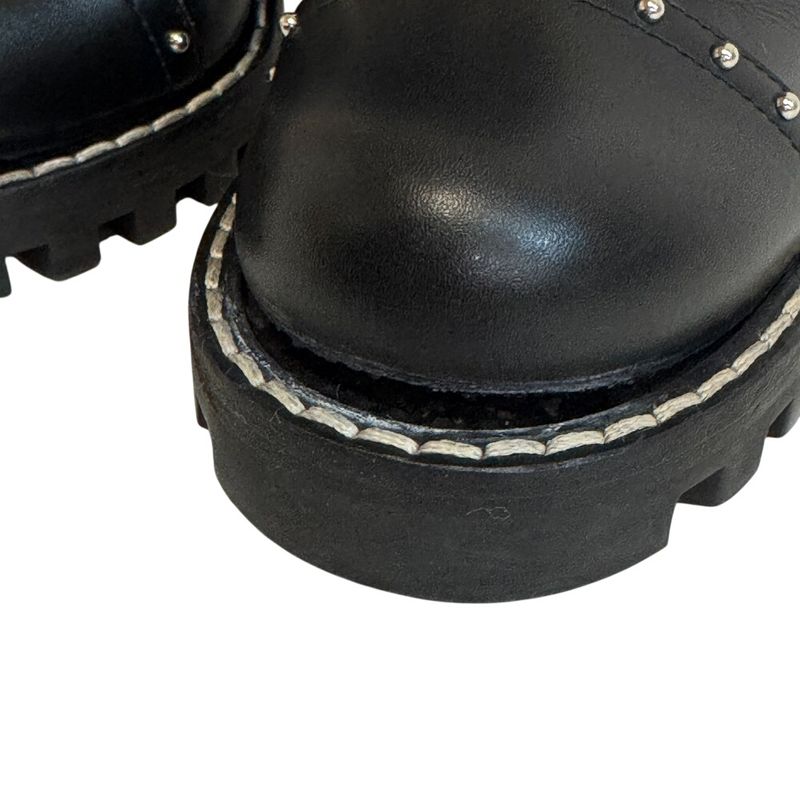 Louis Vuitton Studded Belt Side Gore Boots Star Trail Line Black — view 4