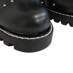 Louis Vuitton Studded Belt Side Gore Boots Star Trail Line Black — view 5