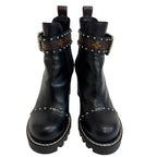 Louis Vuitton Studded Belt Side Gore Boots Star Trail Line Black — view 3