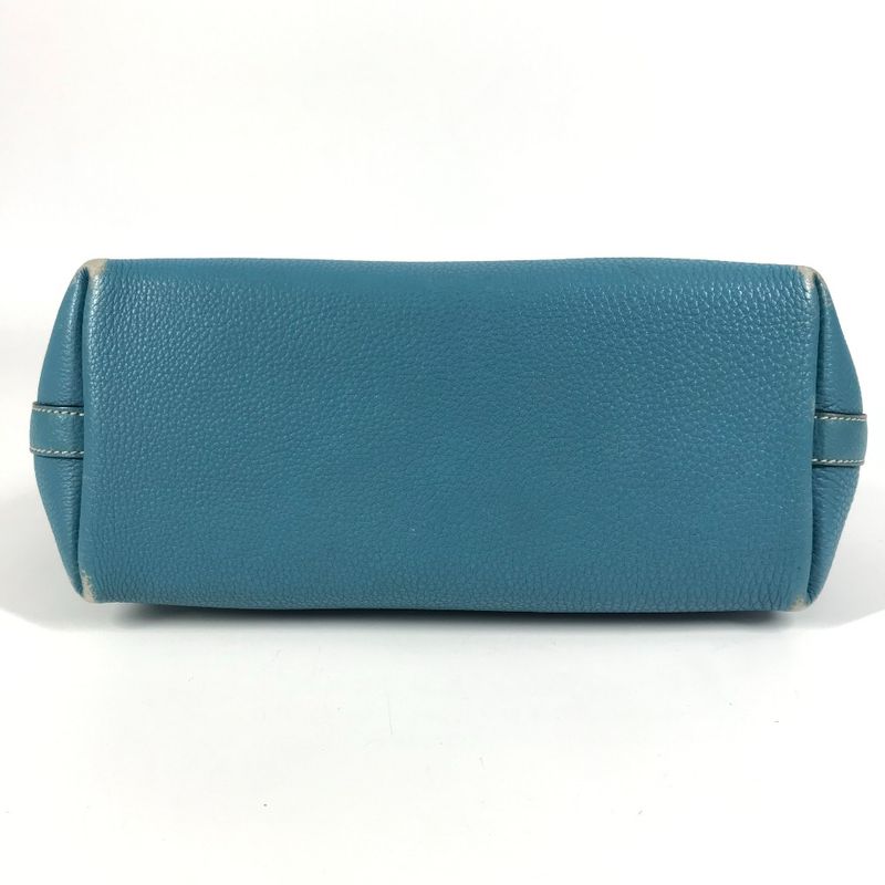 Hermes Shoulder Bag Berline PM Leather Blue — view 6