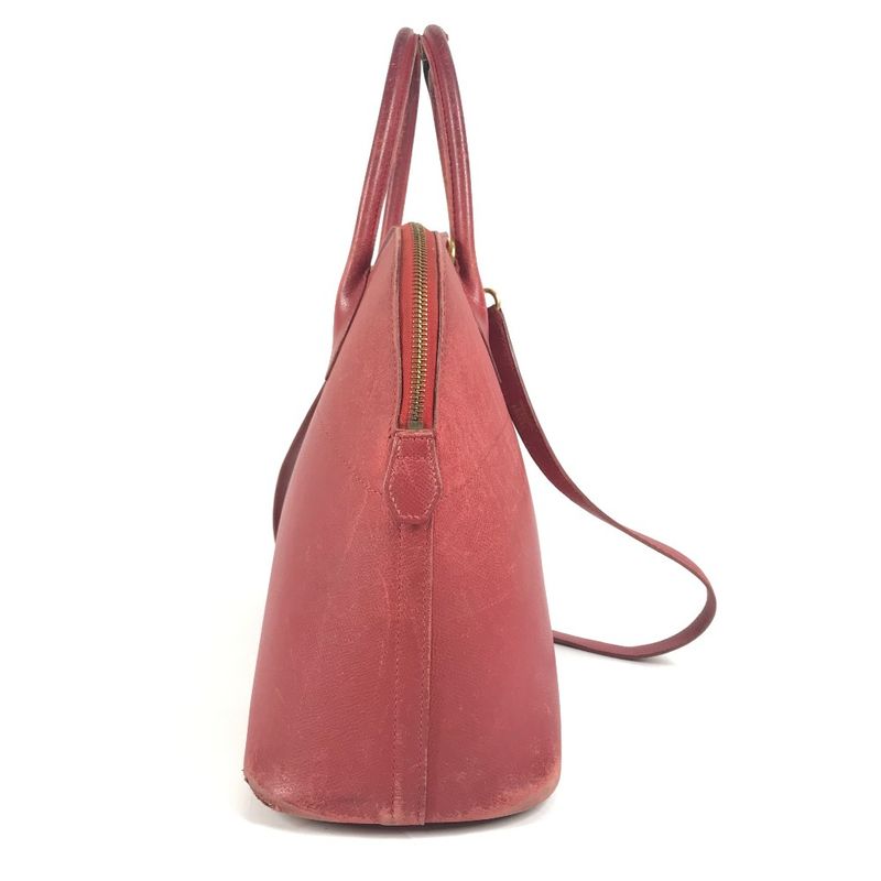 Hermes Handbag Bolide 35 Courchevel Red — view 4