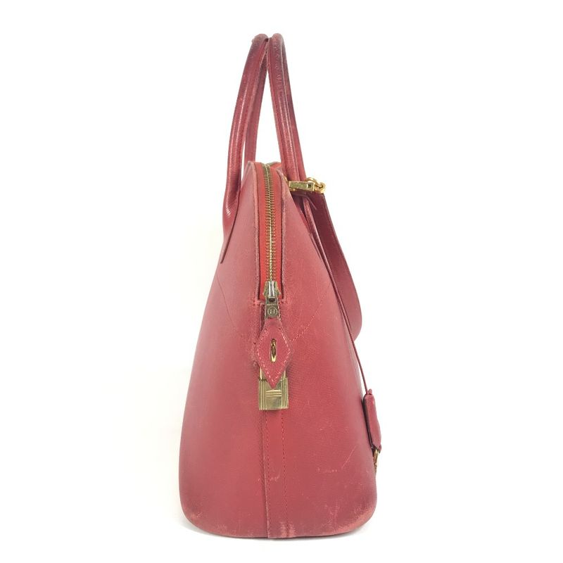 Hermes Handbag Bolide 35 Courchevel Red — view 5