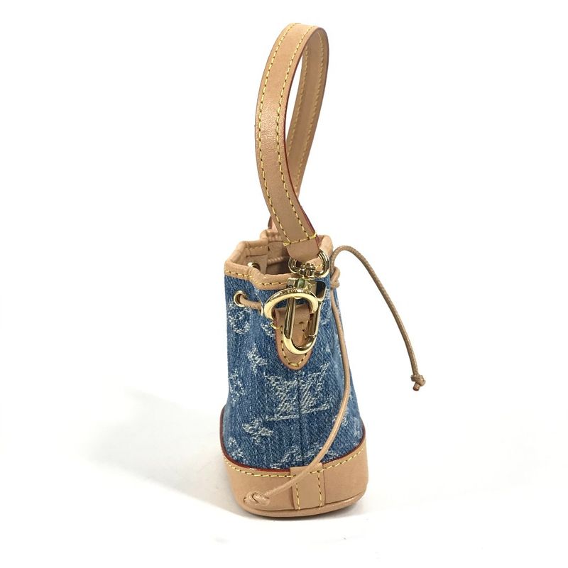 Louis Vuitton Key Holder Micronoe Monogram Denim Canvas Blue — view 4