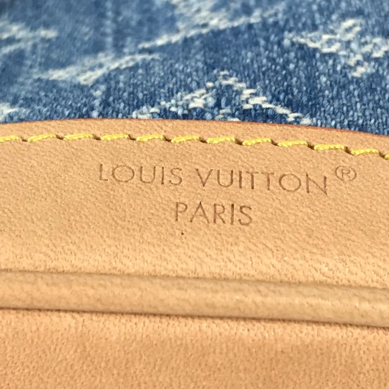 Louis Vuitton Key Holder Micronoe Monogram Denim Canvas Blue — view 6