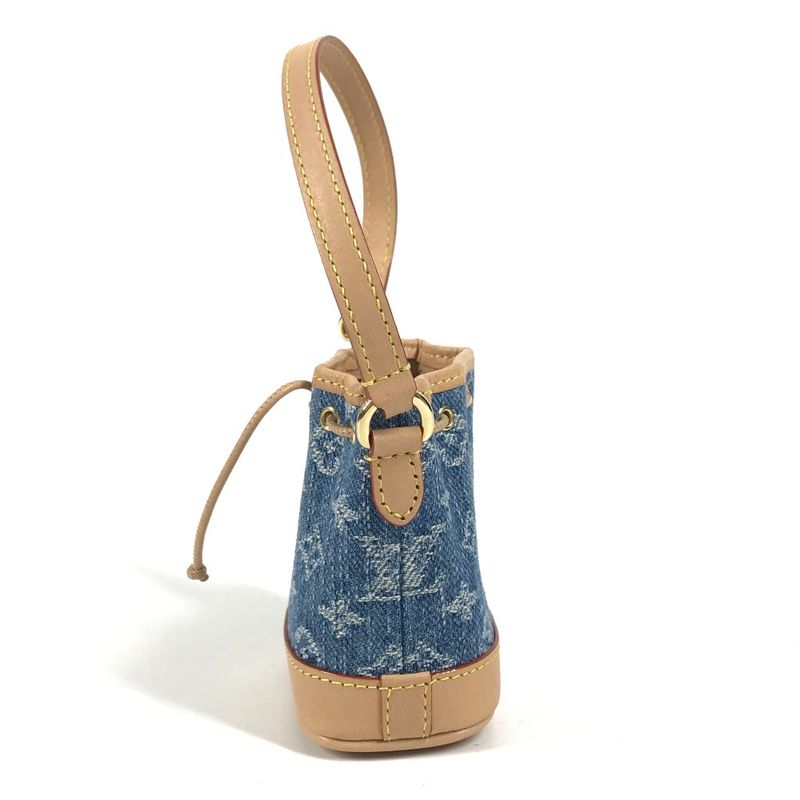Louis Vuitton Key Holder Micronoe Monogram Denim Canvas Blue — view 3