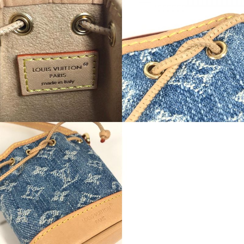 Louis Vuitton Key Holder Micronoe Monogram Denim Canvas Blue — view 9