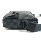 Louis Vuitton Shoulder Bag Alpha Messenger Damier Graphite Canvas Black — view 5
