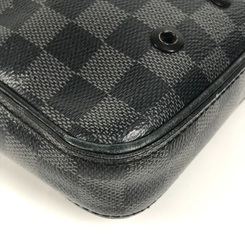 Louis Vuitton Shoulder Bag Alpha Messenger Damier Graphite Canvas Black — view 8