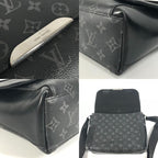 Louis Vuitton Shoulder Bag Messenger Explorer PM Monogram Eclipse Canvas — view 8