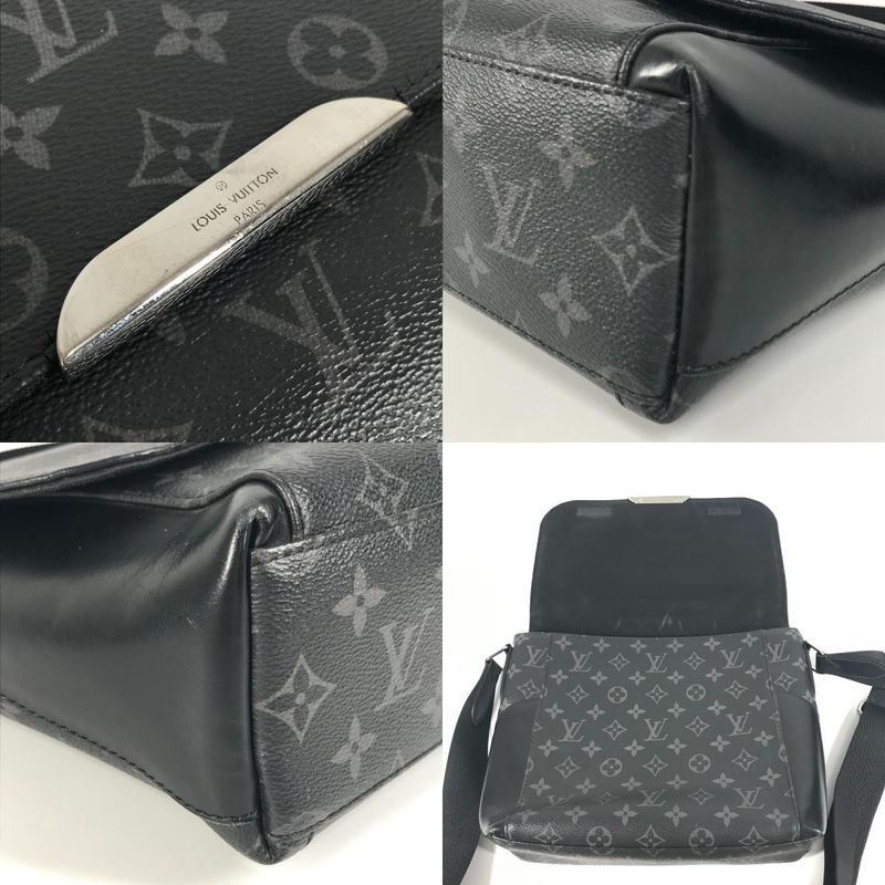 Louis Vuitton Shoulder Bag Messenger Explorer PM Monogram Eclipse Canvas — view 8