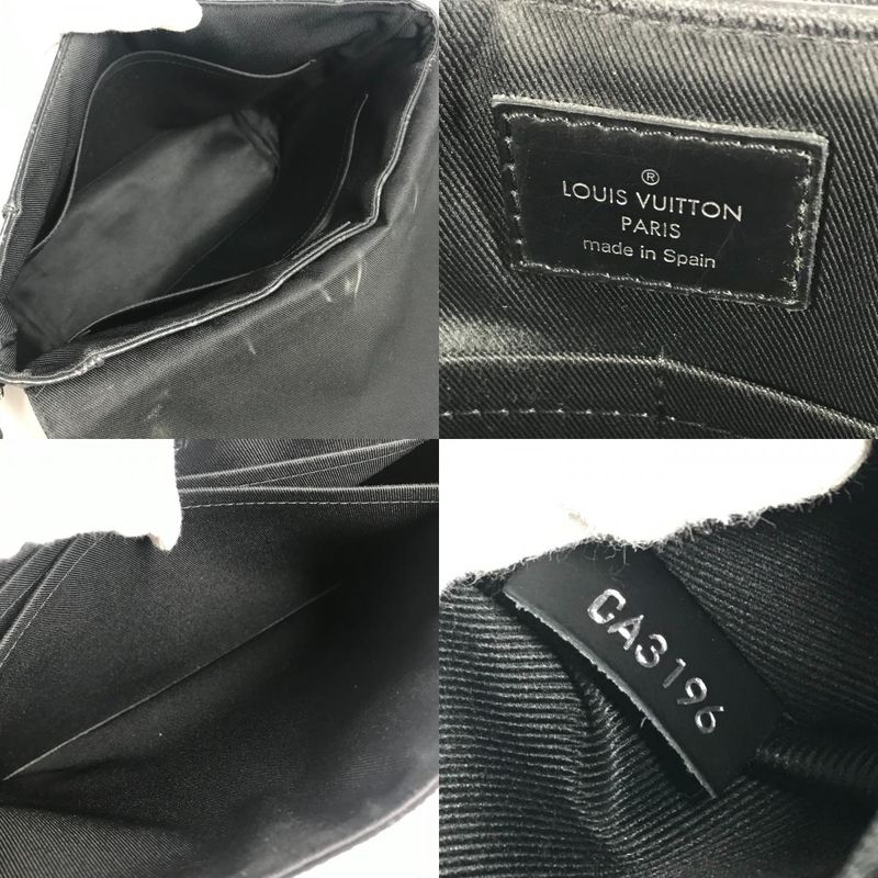 Louis Vuitton Shoulder Bag Messenger Explorer PM Monogram Eclipse Canvas — view 9
