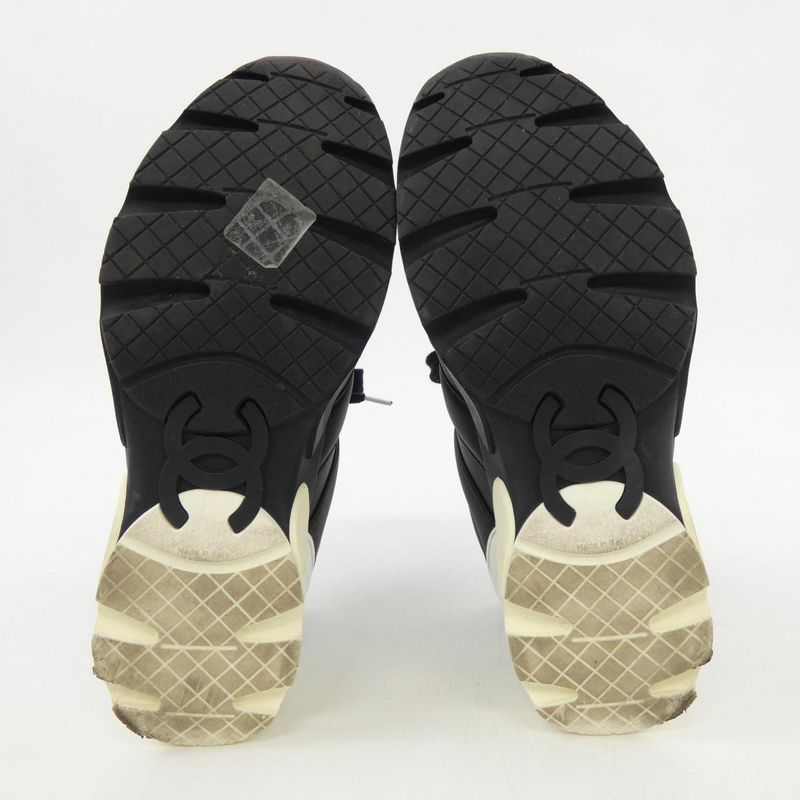 Chanel Size 36 Black Sneakers — view 4