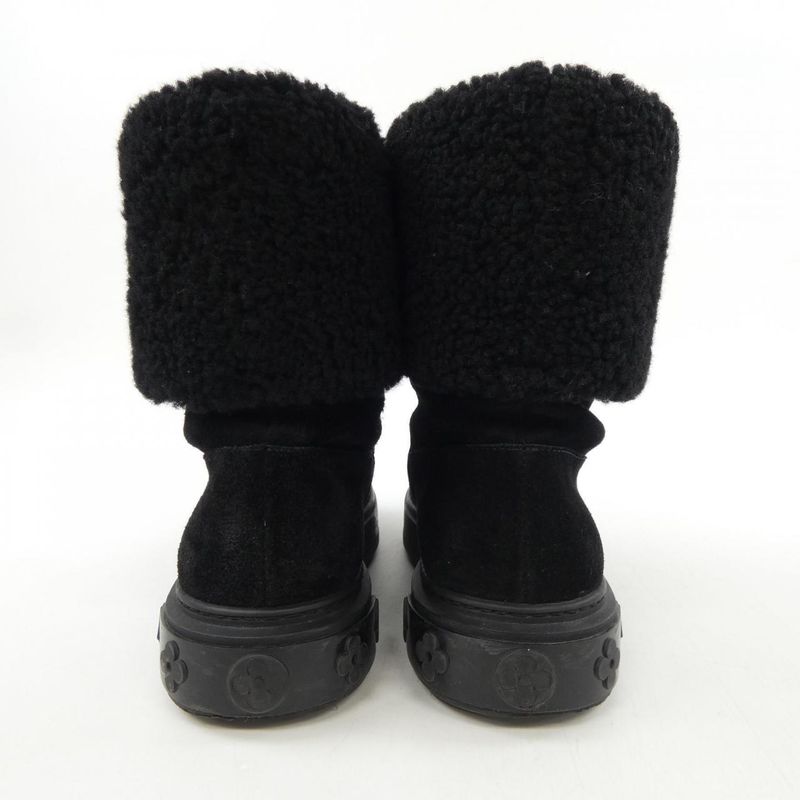 Louis Vuitton Logo Suede Snowdrop Line Boots — view 5