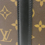 Louis Vuitton Monogram Macassar Weekend Tote GM Bag — view 6