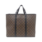 Louis Vuitton Monogram Macassar Weekend Tote GM Bag — view 3