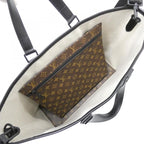 Louis Vuitton Monogram Macassar Weekend Tote GM Bag — view 9