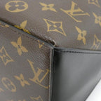 Louis Vuitton Monogram Macassar Weekend Tote GM Bag — view 4