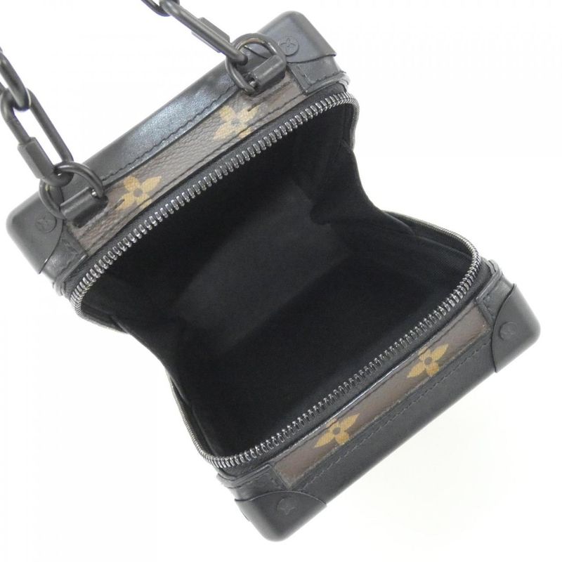 Louis Vuitton Monogram Taffetage Vertical Soft Trunk Shoulder Bag — view 9