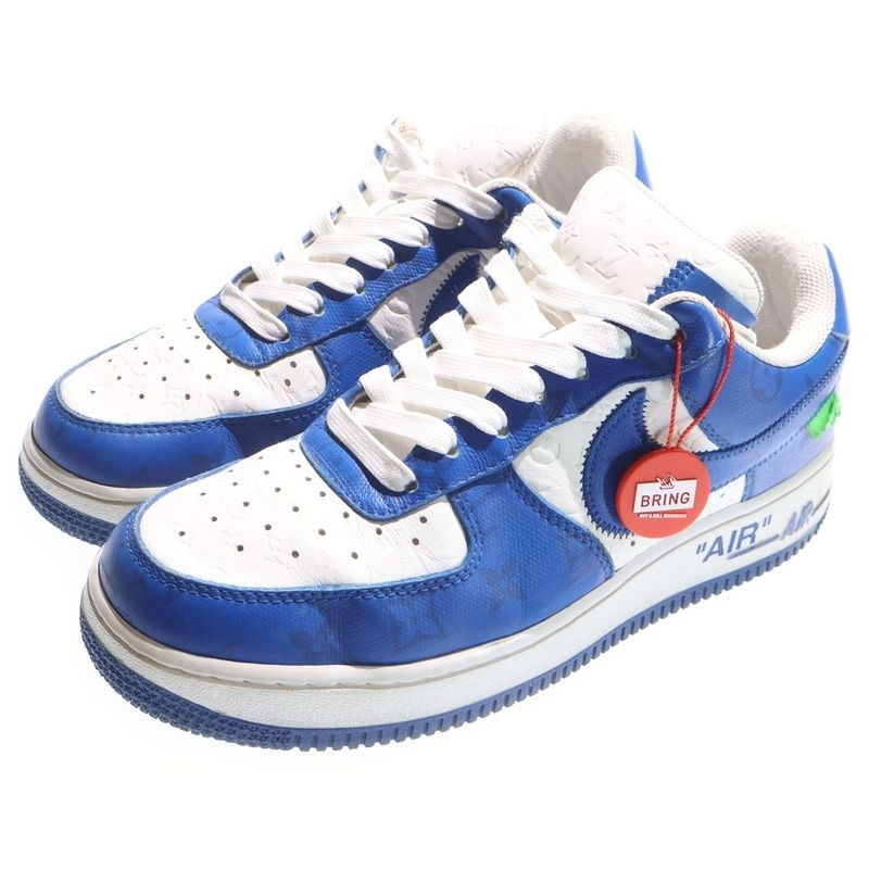 Louis Vuitton Nike AIR Force 1 LOW A9 vao Monogram Leather Cut — view 2