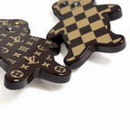 Louis Vuitton Teddy Bear Brooch Monogram Damier Brown Broche Nunure Limited — view 7