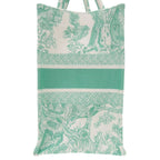 Dior Book Tote Medium Toile de Jouy Embroidered Canvas Mint Green Bag 1420 — view 6
