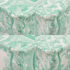 Dior Book Tote Medium Toile de Jouy Embroidered Canvas Mint Green Bag 1420 — view 8