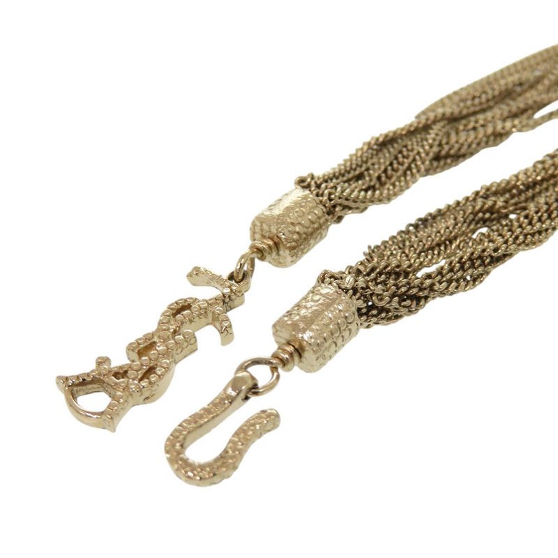 Yves Saint Laurent Logo Chain Bracelet Gold 1344 — view 5