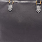 Prada Tote Bag Logo Jacquard 1 Bg158 Black Canvas Leather — view 7