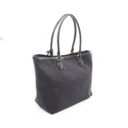 Prada Tote Bag Logo Jacquard 1 Bg158 Black Canvas Leather — view 3