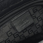 Gucci Shoulder Bag 27639 Black Canvas Leather — view 5