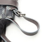 Loewe Shoulder Bag Anagram Navy Leather — view 7