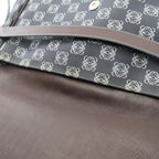 Loewe Shoulder Bag Anagram Navy Leather — view 8