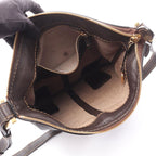 Loewe Shoulder Bag Dark Brown Leather — view 4