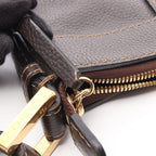 Loewe Shoulder Bag Dark Brown Leather — view 9