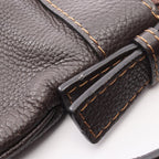 Loewe Shoulder Bag Dark Brown Leather — view 7