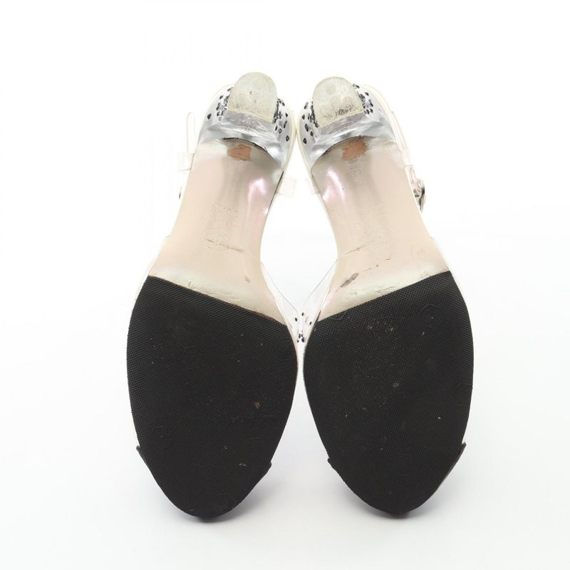 Chanel Sandals Coco Mark Rhinestone Black — view 4