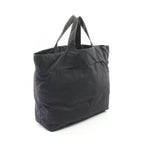 Prada Tote Bag Black Nylon Triangle Logo — view 3