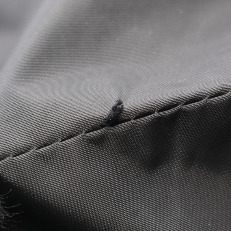 Prada Tote Bag Black Nylon Triangle Logo — view 8