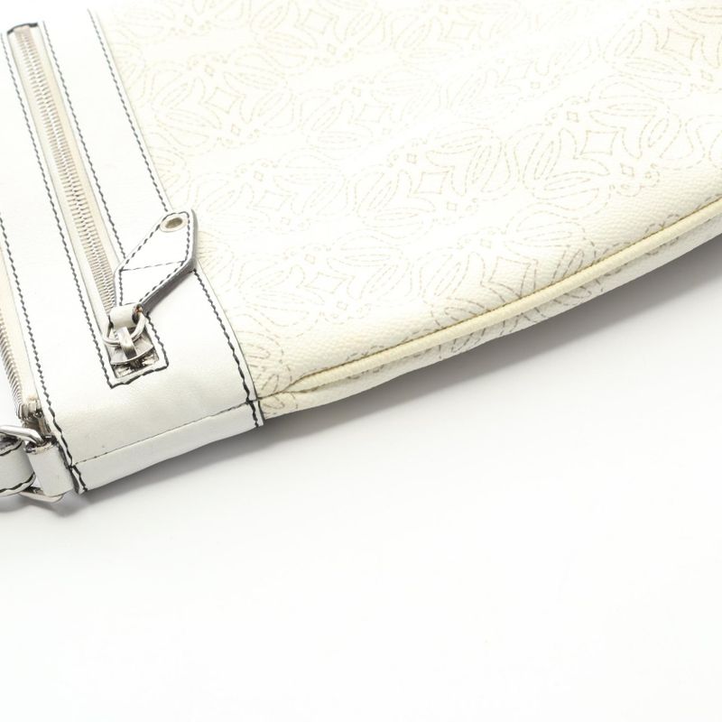 Loewe Shoulder Bag Anagram White Leather Repeat — view 9