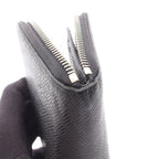 Louis Vuitton Round Long Wallet Zippy Vertical Ardoise Leather — view 9