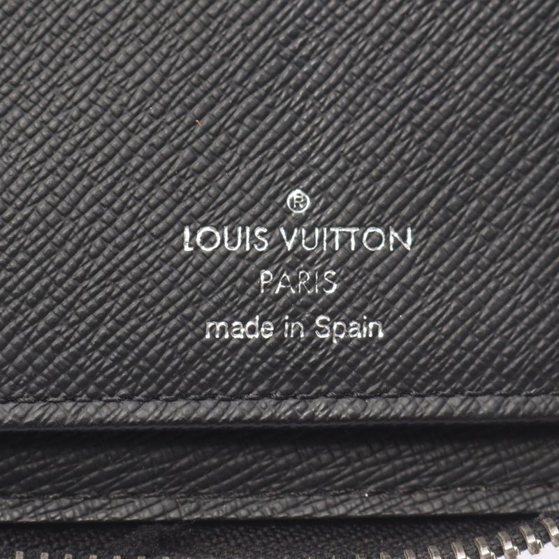 Louis Vuitton Round Long Wallet Zippy Vertical Ardoise Leather — view 5