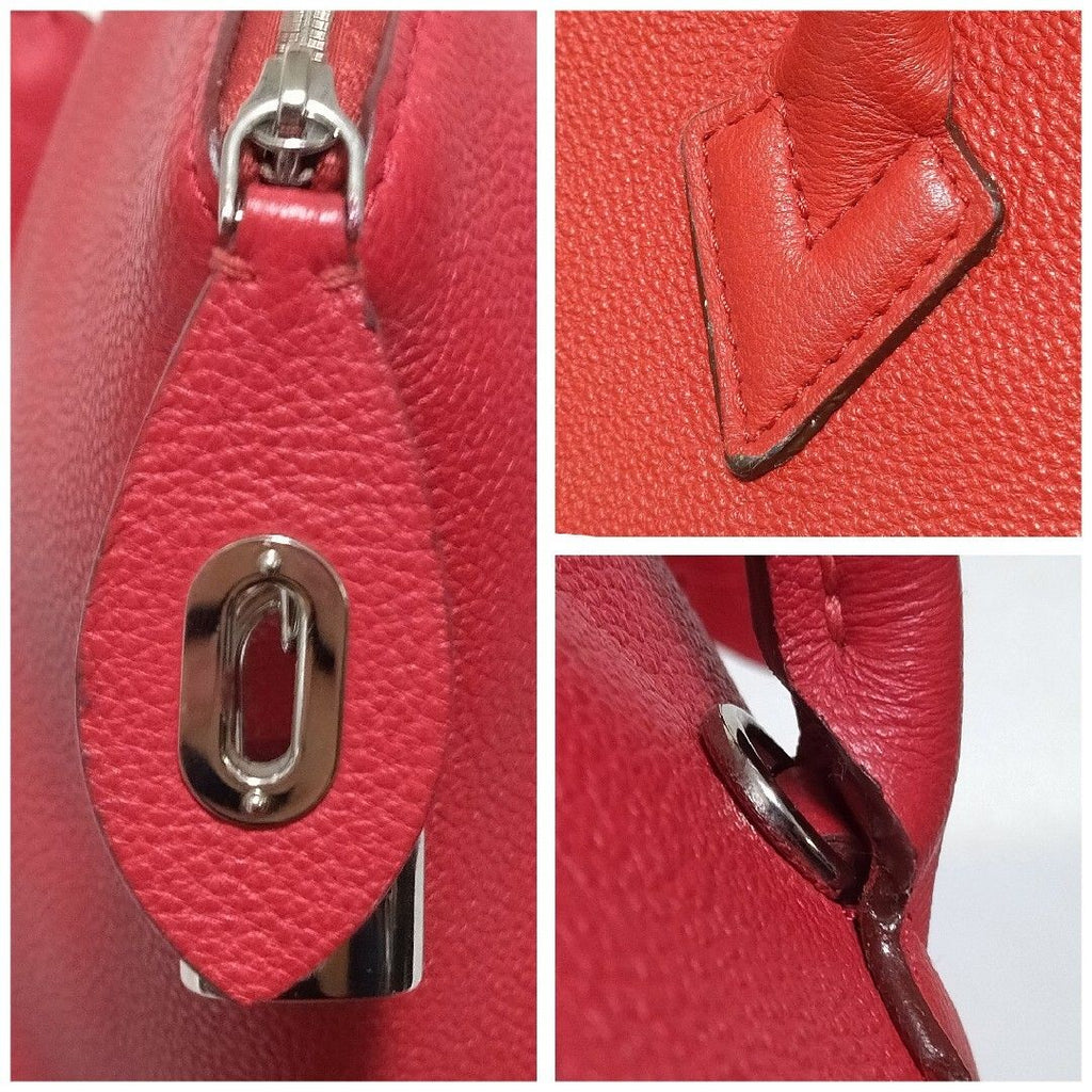 Louis Vuitton Taurillon Parnassea Lockit MM Shoulder Bag — view 7