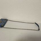 Louis Vuitton Epi Denim Portefeuille Twisted Chain Shoulder Bag — view 6