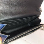 Louis Vuitton Epi Denim Portefeuille Twisted Chain Shoulder Bag — view 8