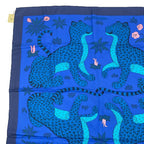 Hermes Carre 90 Scarf LES Leopard 100% Silk — view 3